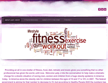 Tablet Screenshot of fitthelifestyle.com